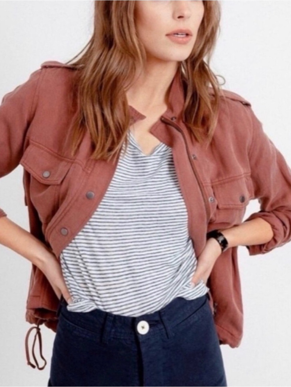 Rails Collins Cropped Utility Jacket